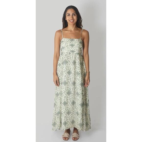 Reistor The Jade Ruched Maxi Dress Size XL - Picture 2 of 10